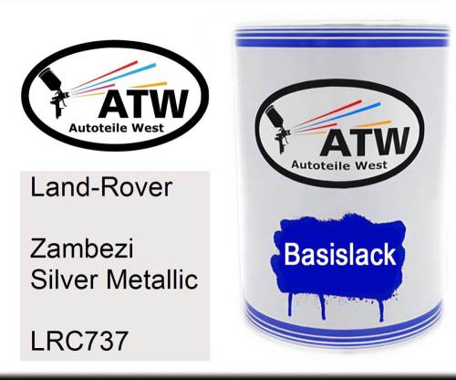 Land-Rover, Zambezi Silver Metallic, LRC737: 500ml Lackdose, von ATW Autoteile West.